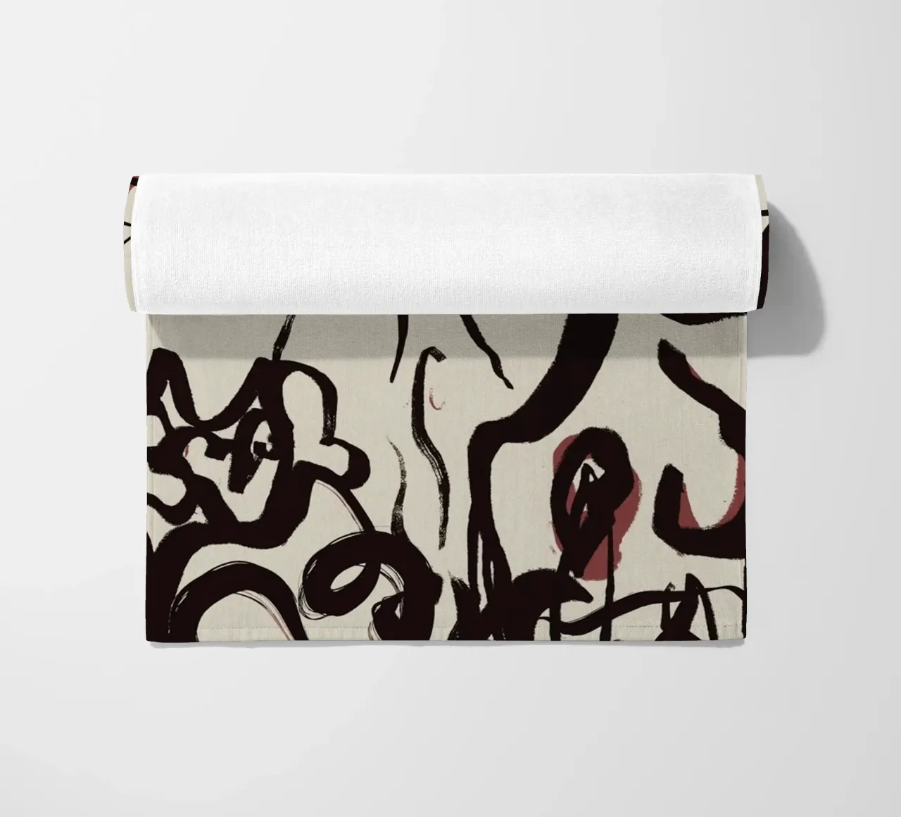 Ink untitled beach towel by Little Dean