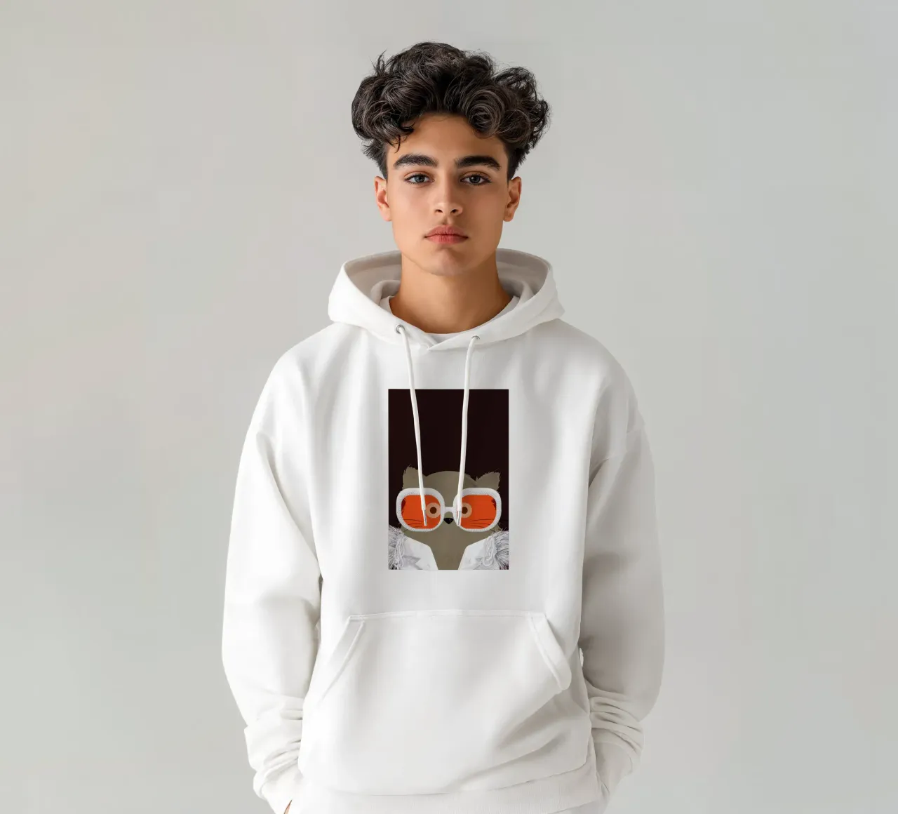 Cat Elton hoodie by Doozal