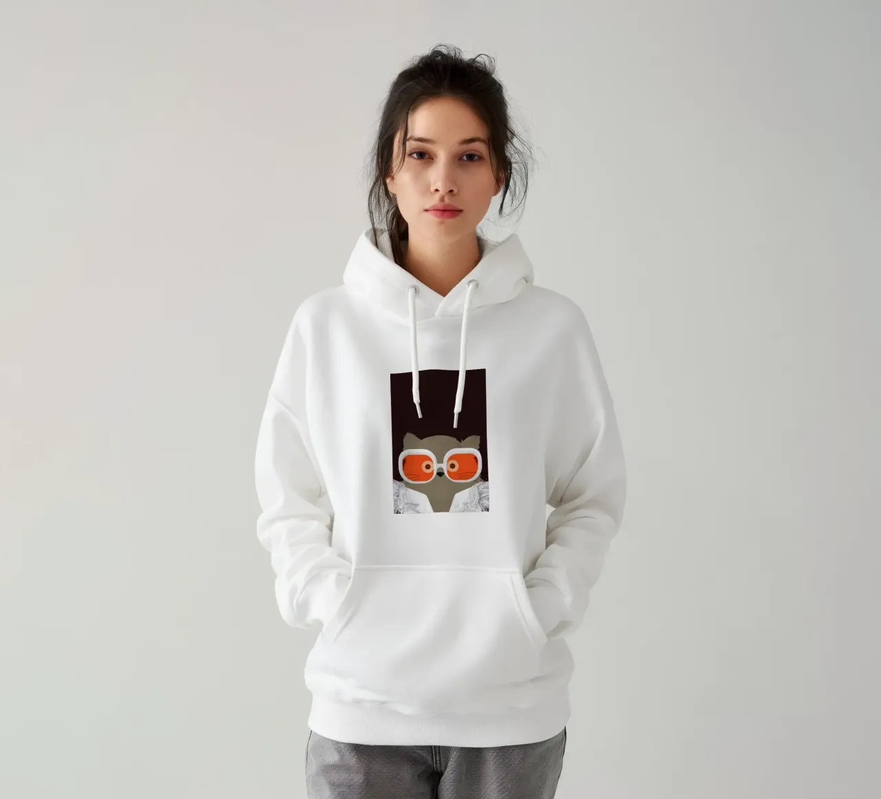 Cat Elton hoodie by Doozal