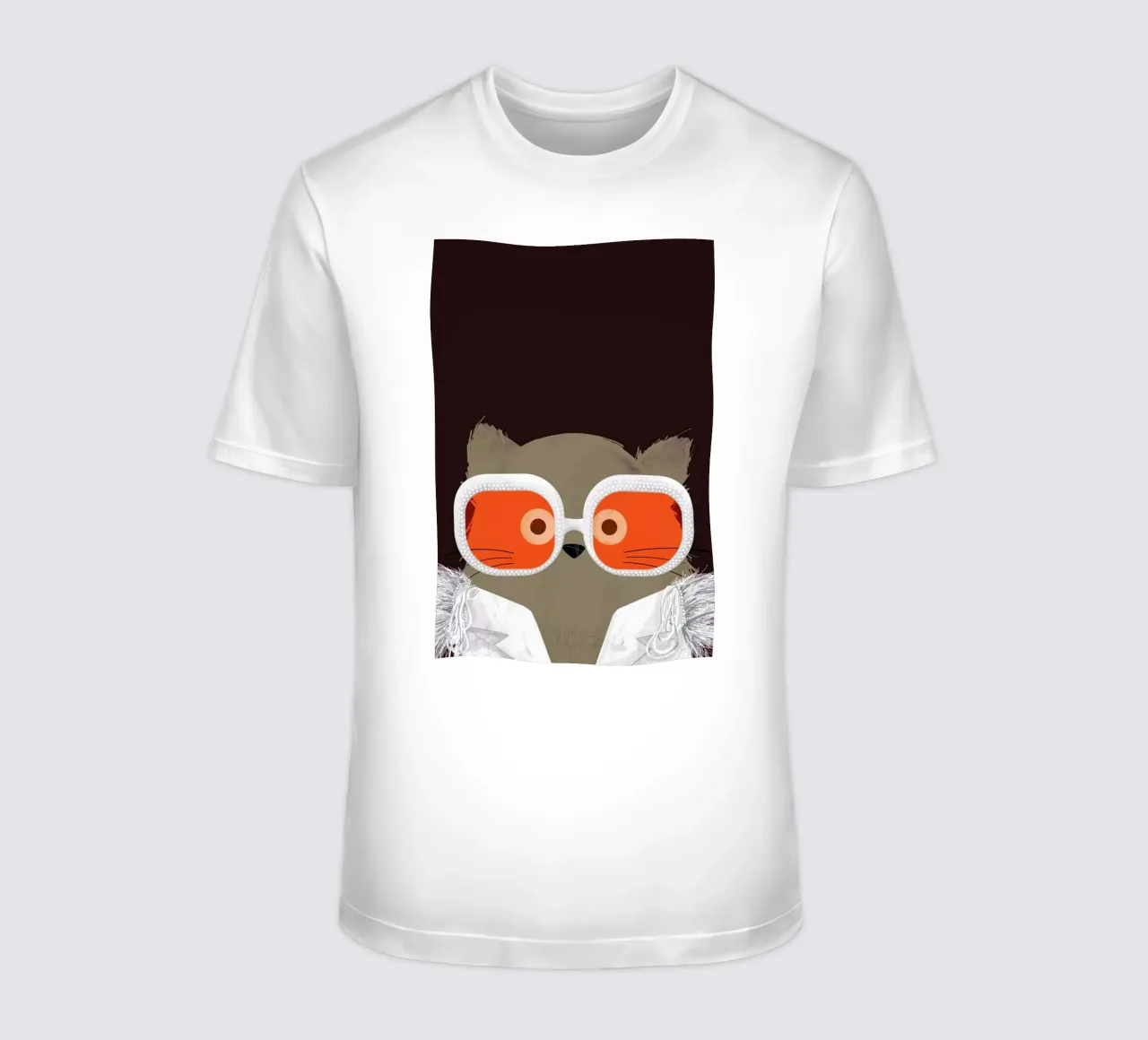 Cat Elton t-shirt by Doozal