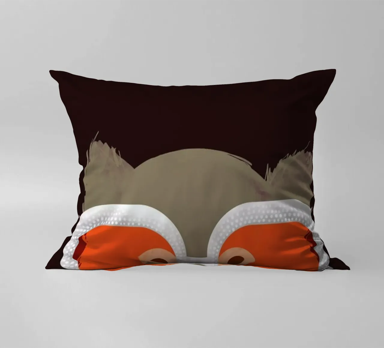 Cat Elton decorative cushion by Doozal