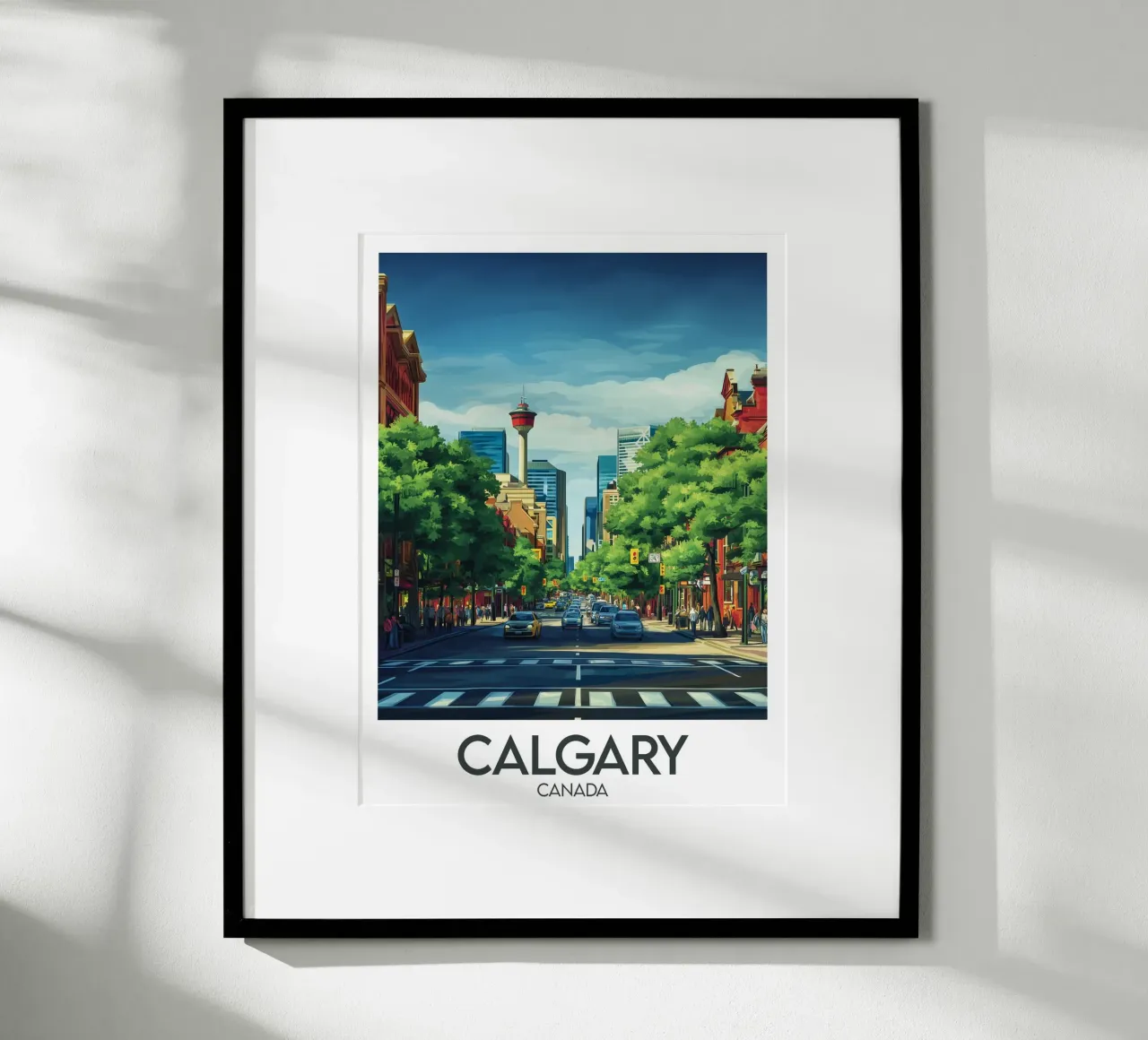 Affiche Calgary carta hahnemühle da Frame the World