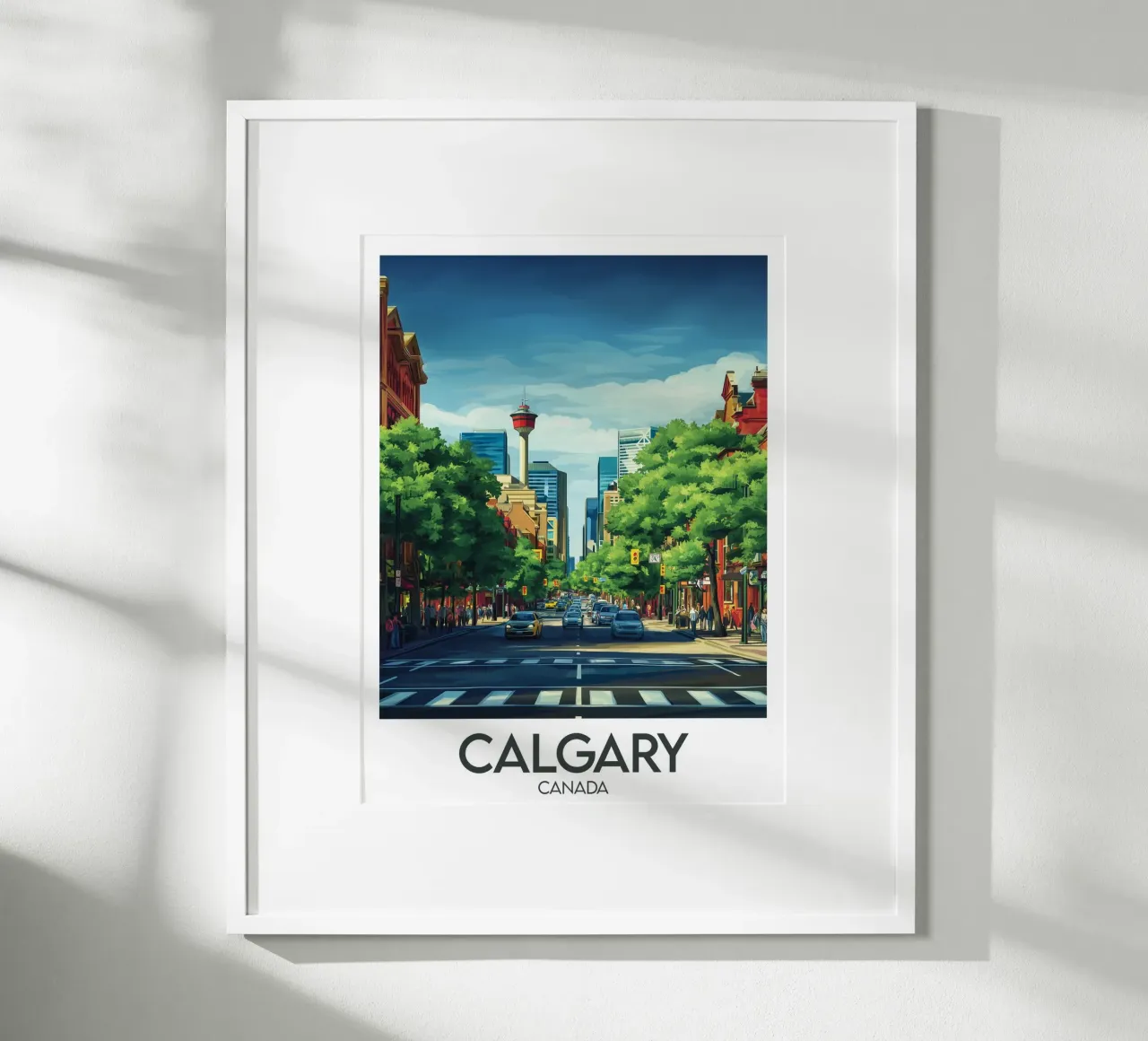Affiche Calgary carta hahnemühle da Frame the World