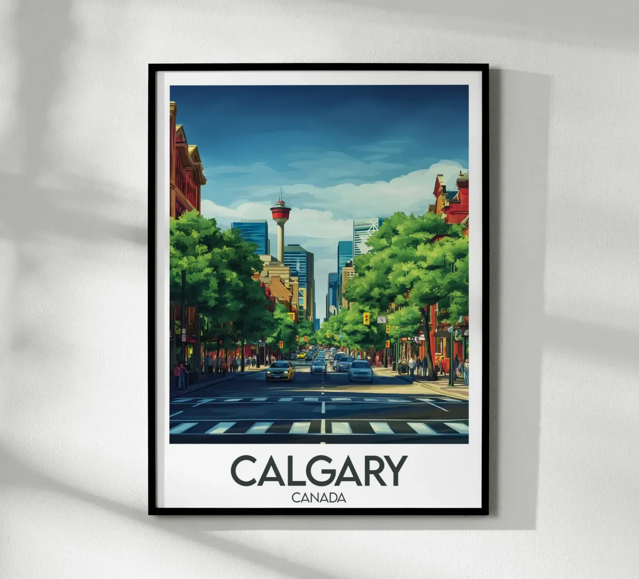 Affiche Calgary carta hahnemühle da Frame the World