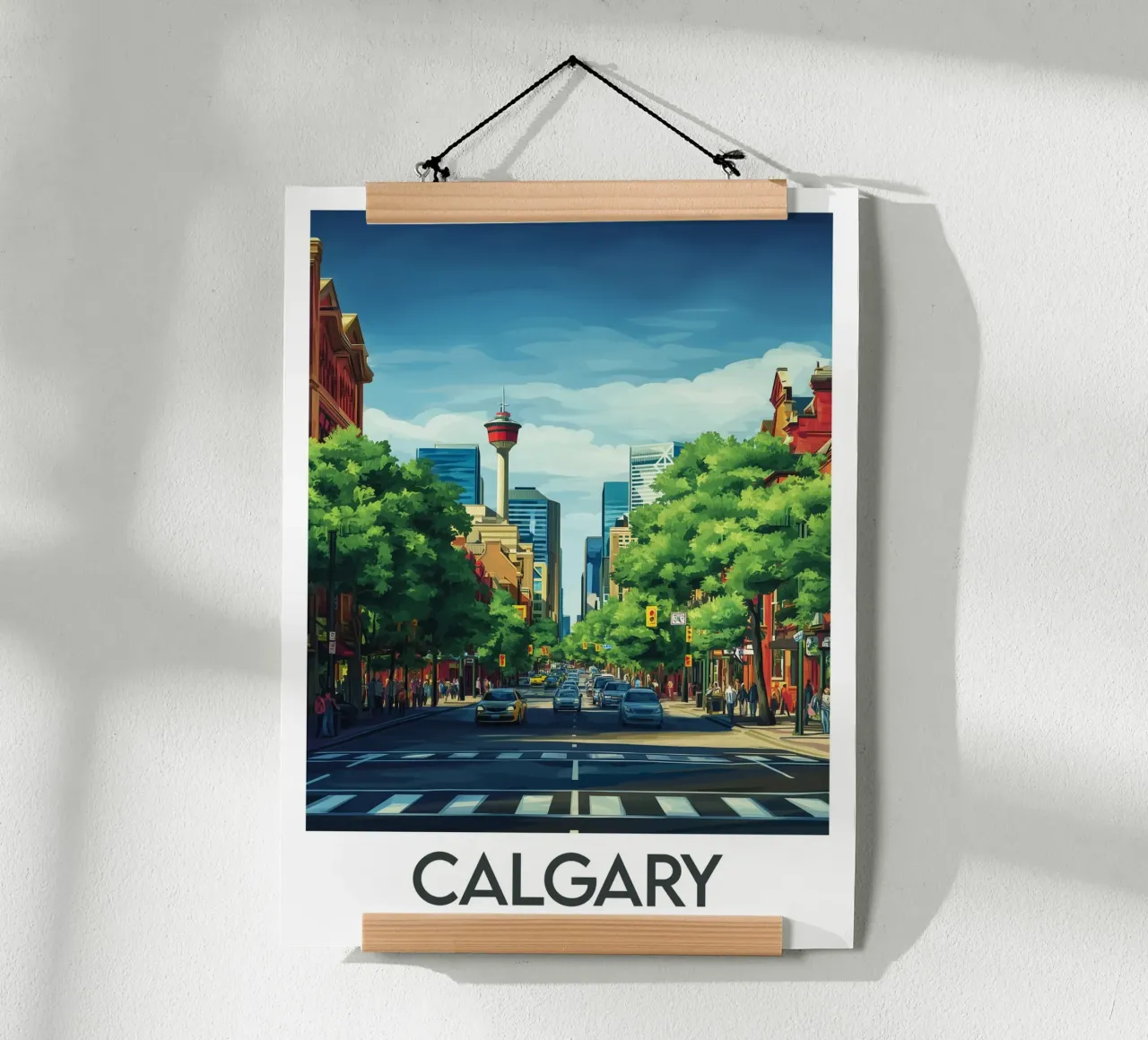 Affiche Calgary carta hahnemühle da Frame the World