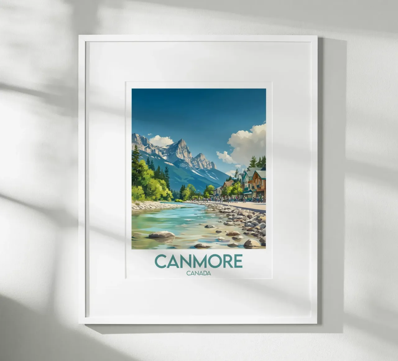 Affiche Canmore poster con telaio in alluminio da Frame the World