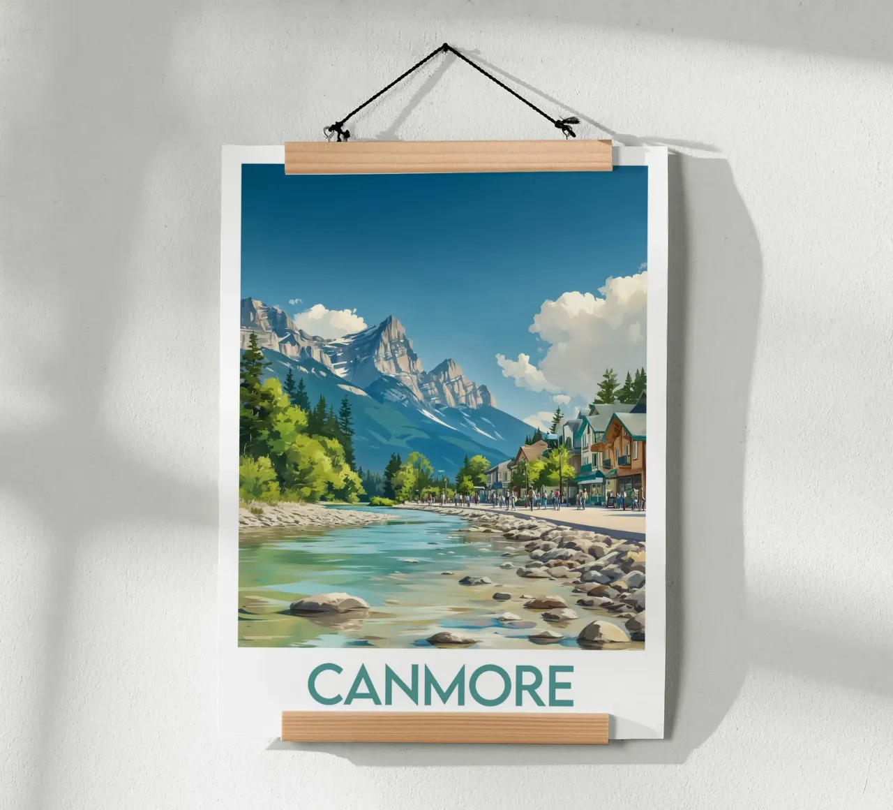 Affiche Canmore poster con telaio in alluminio da Frame the World