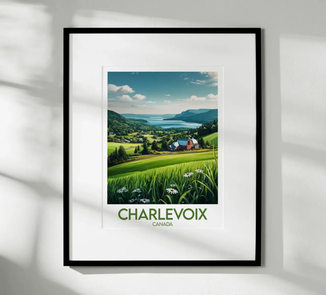 Poster Charlevoix poster da Frame the World
