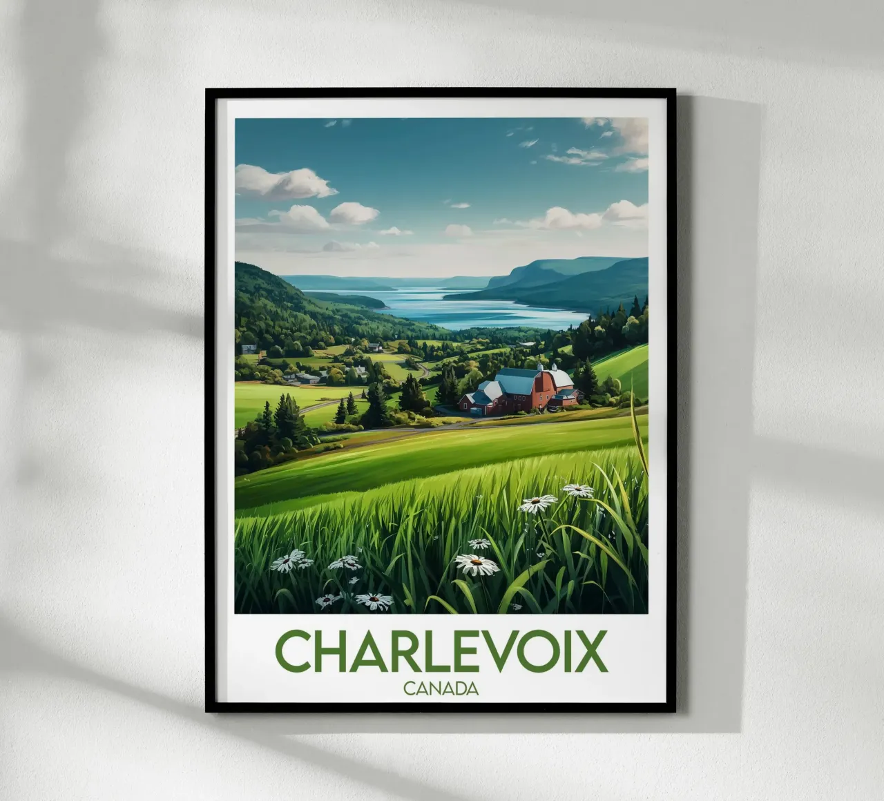Poster Charlevoix poster da Frame the World