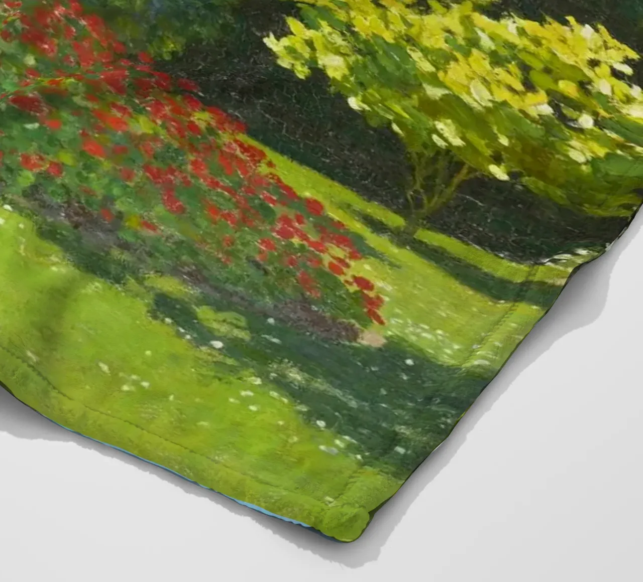 Claude Monet’s Lady in the Garden (1867) Fleecedecke von Monet Art Prints