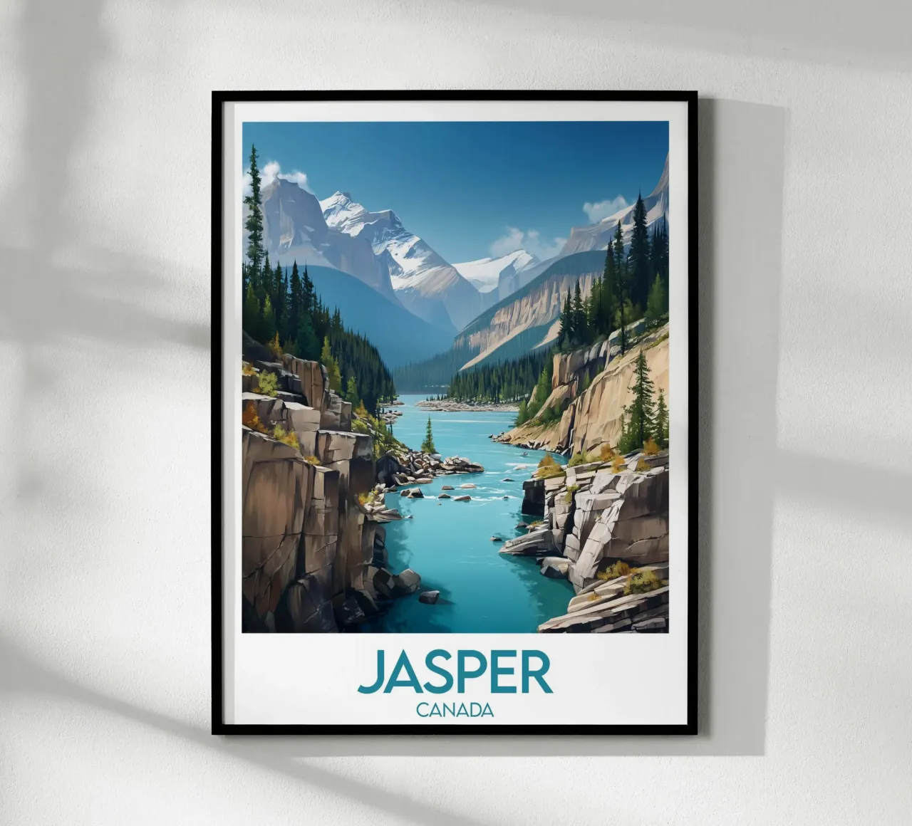 Affiche Jasper Canada Poster von Frame the World