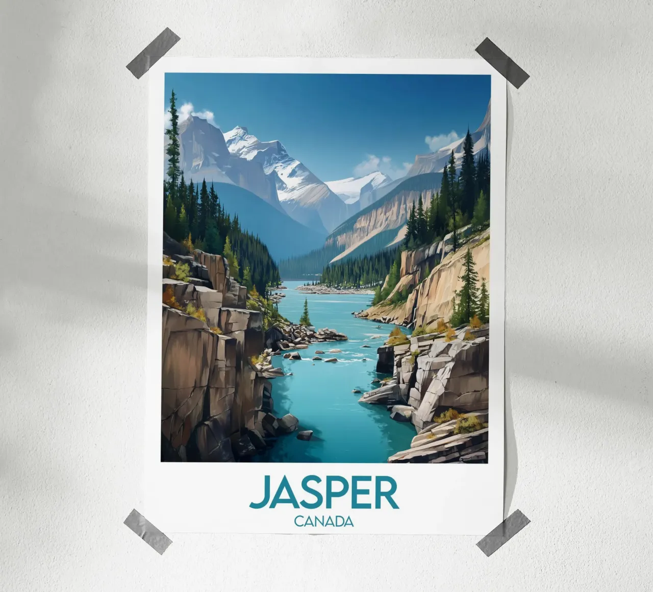 Affiche Jasper poster con telaio in alluminio da Frame the World