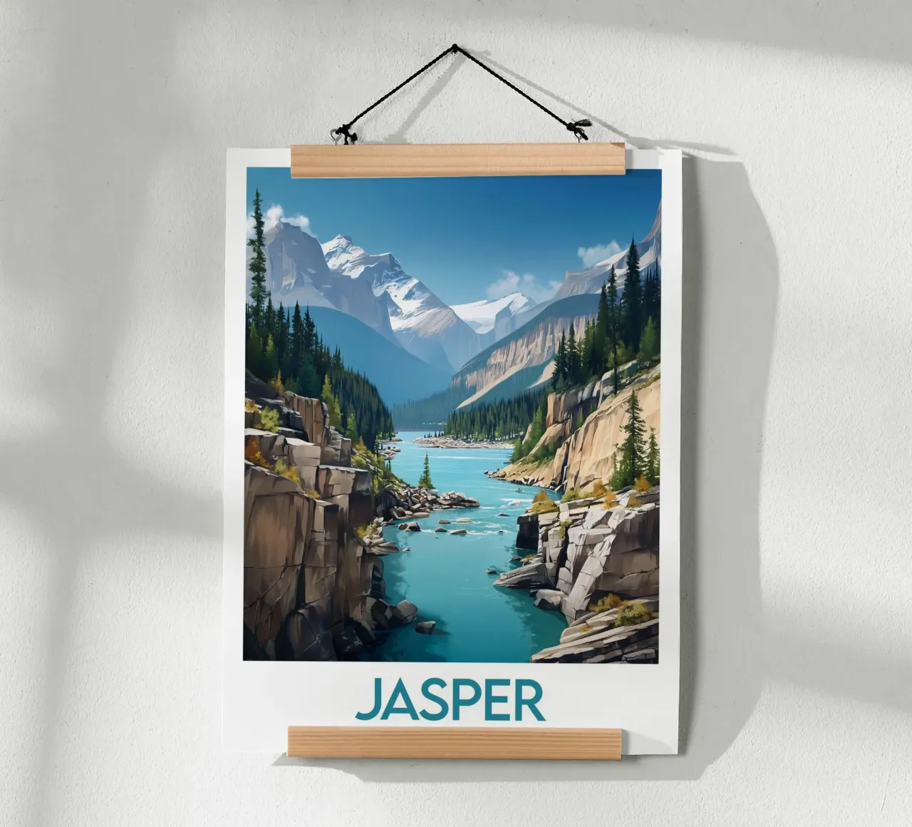 Affiche Jasper poster con telaio in alluminio da Frame the World