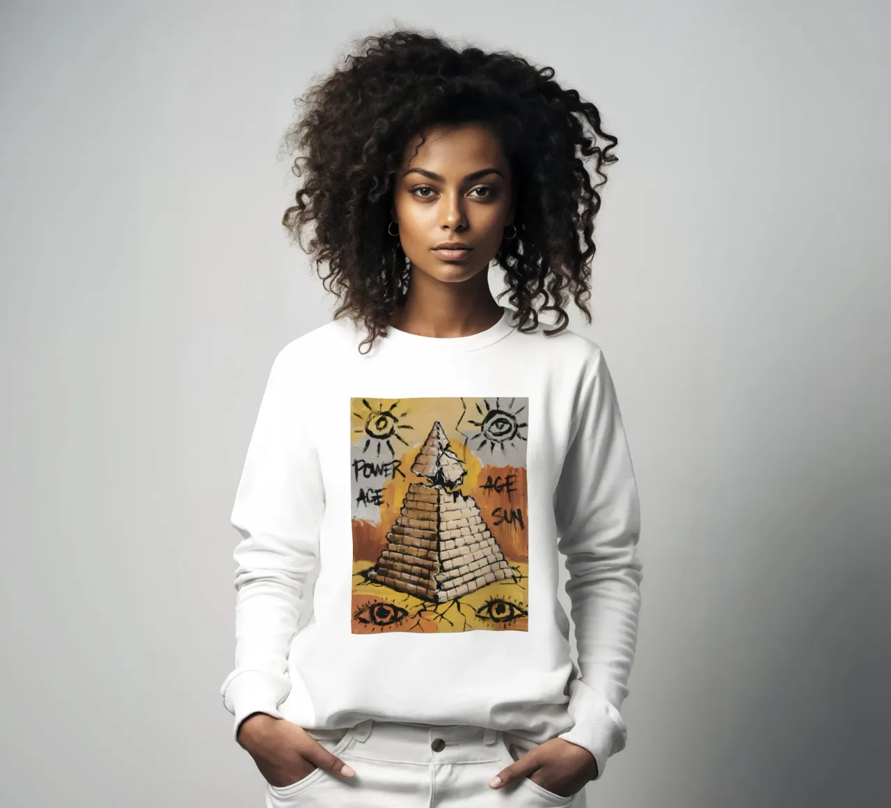 Pirámide Poder Místico sudadera de Muse Fragments