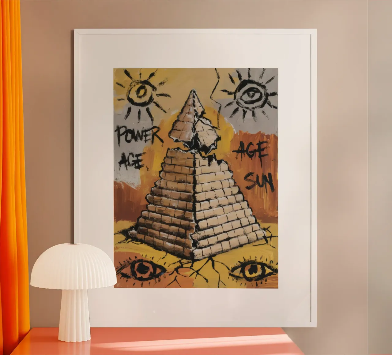 Potere mistico della piramide poster da Muse Fragments