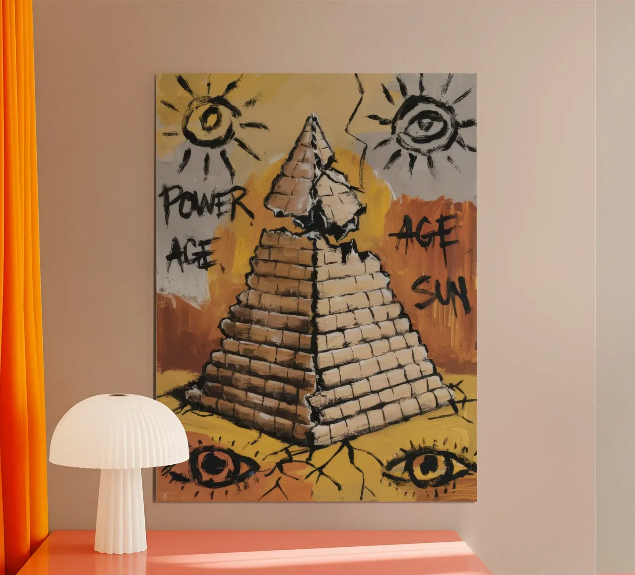 Potere mistico della piramide poster da Muse Fragments