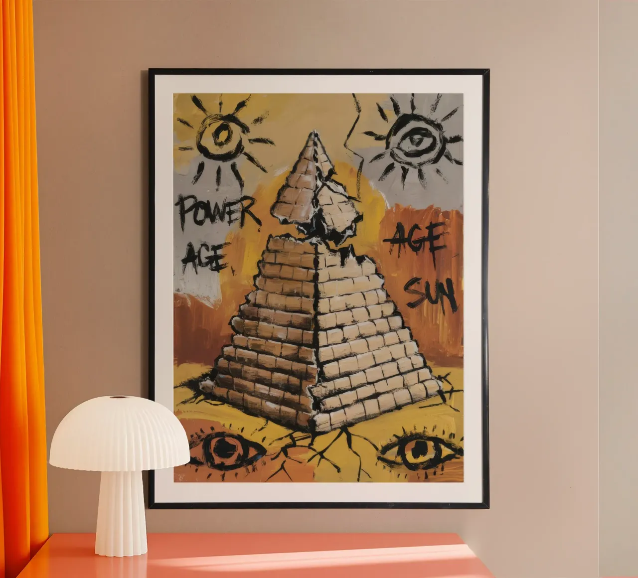 Potere mistico della piramide poster da Muse Fragments