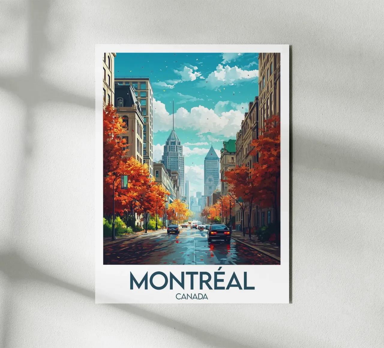 Manifesto di Montreal alluminio dibond da Frame the World