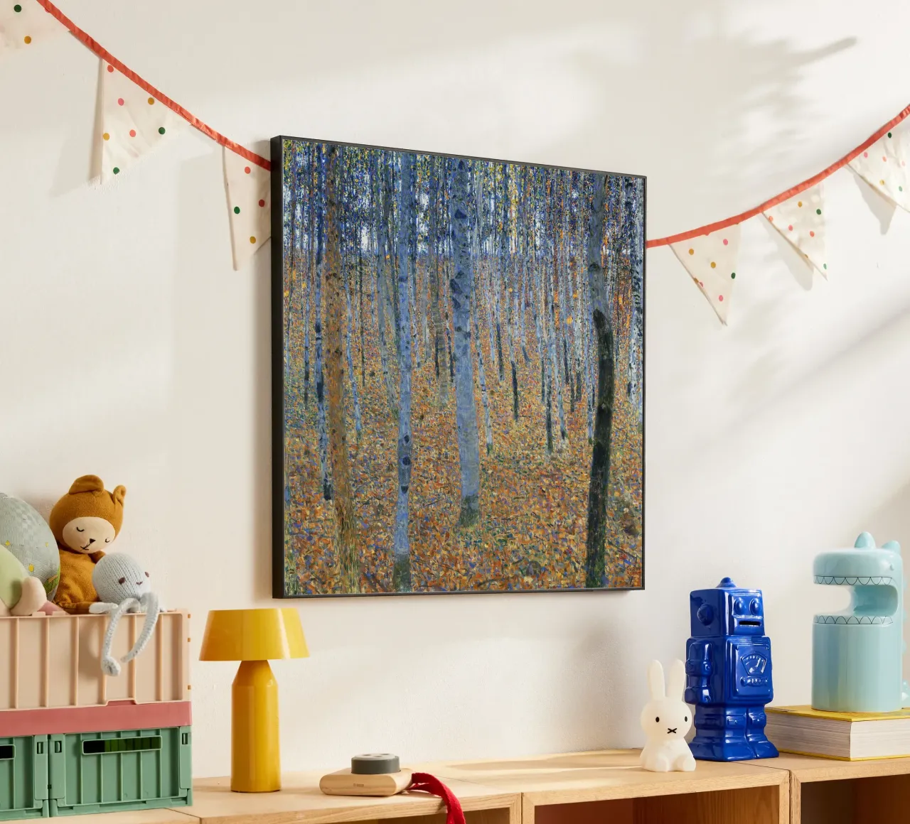 Gustav Klimt's Beech Grove I (1902) alluminio dibond da Gustav Klimt ART Prints