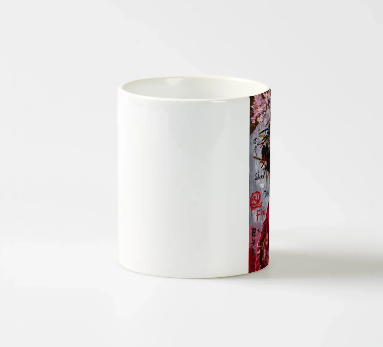Segreti velati di una geisha tazza in ceramica da Muse Fragments