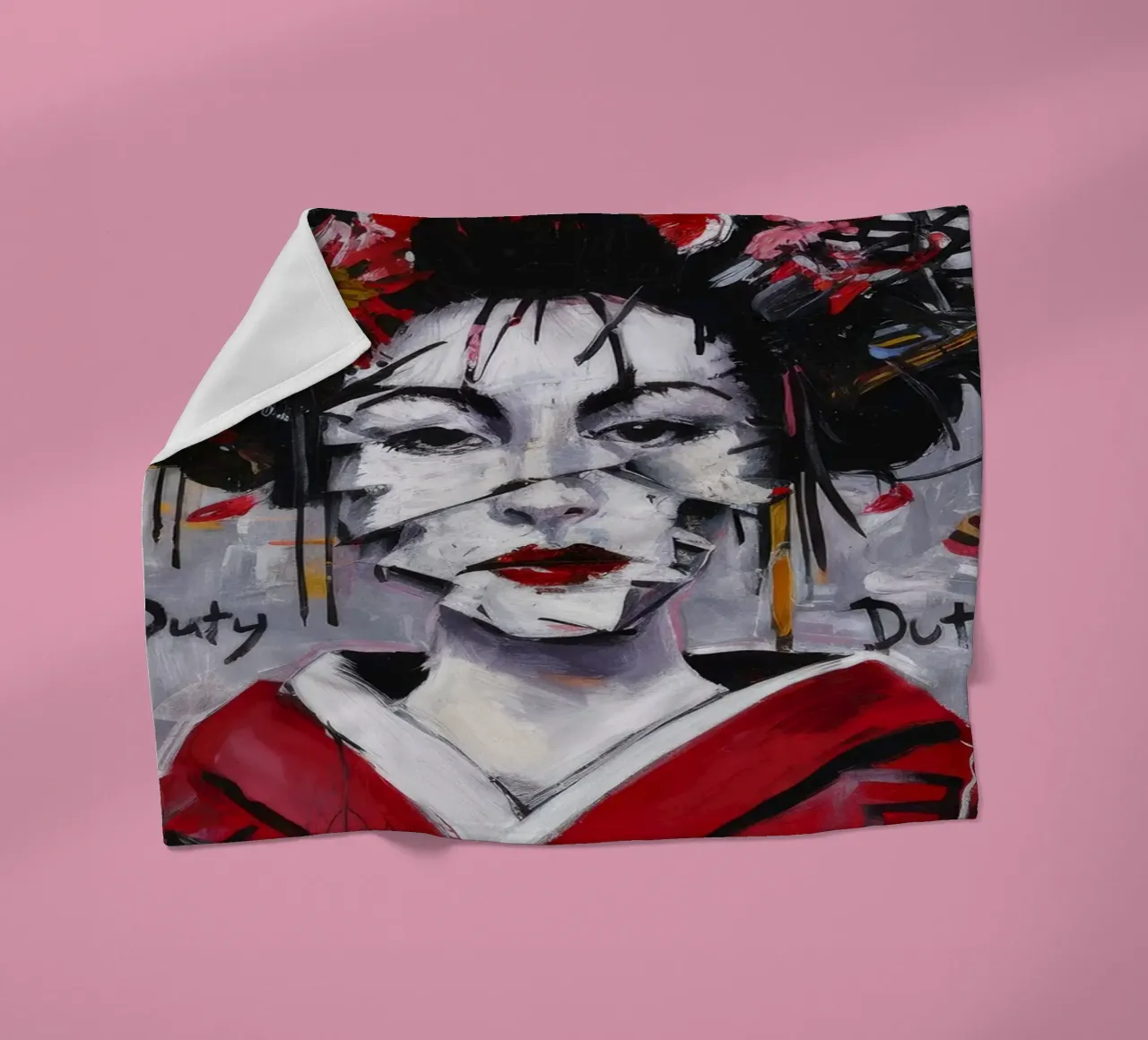 Segreti velati di una geisha coperta in pile da Muse Fragments