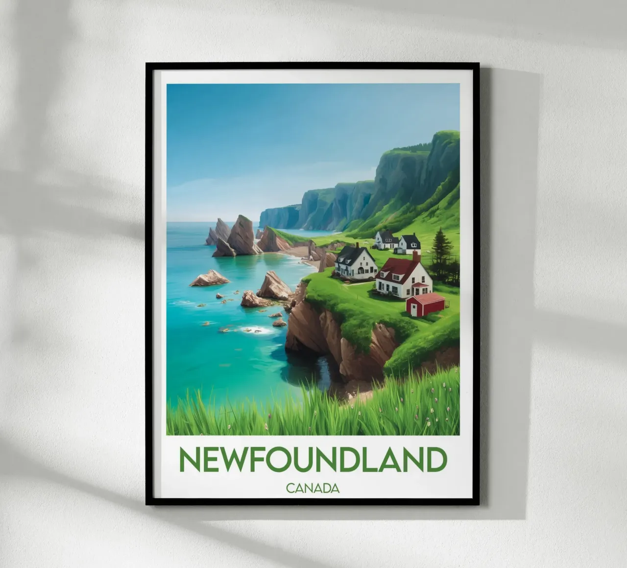 Affiche Terranova poster con telaio in alluminio da Frame the World