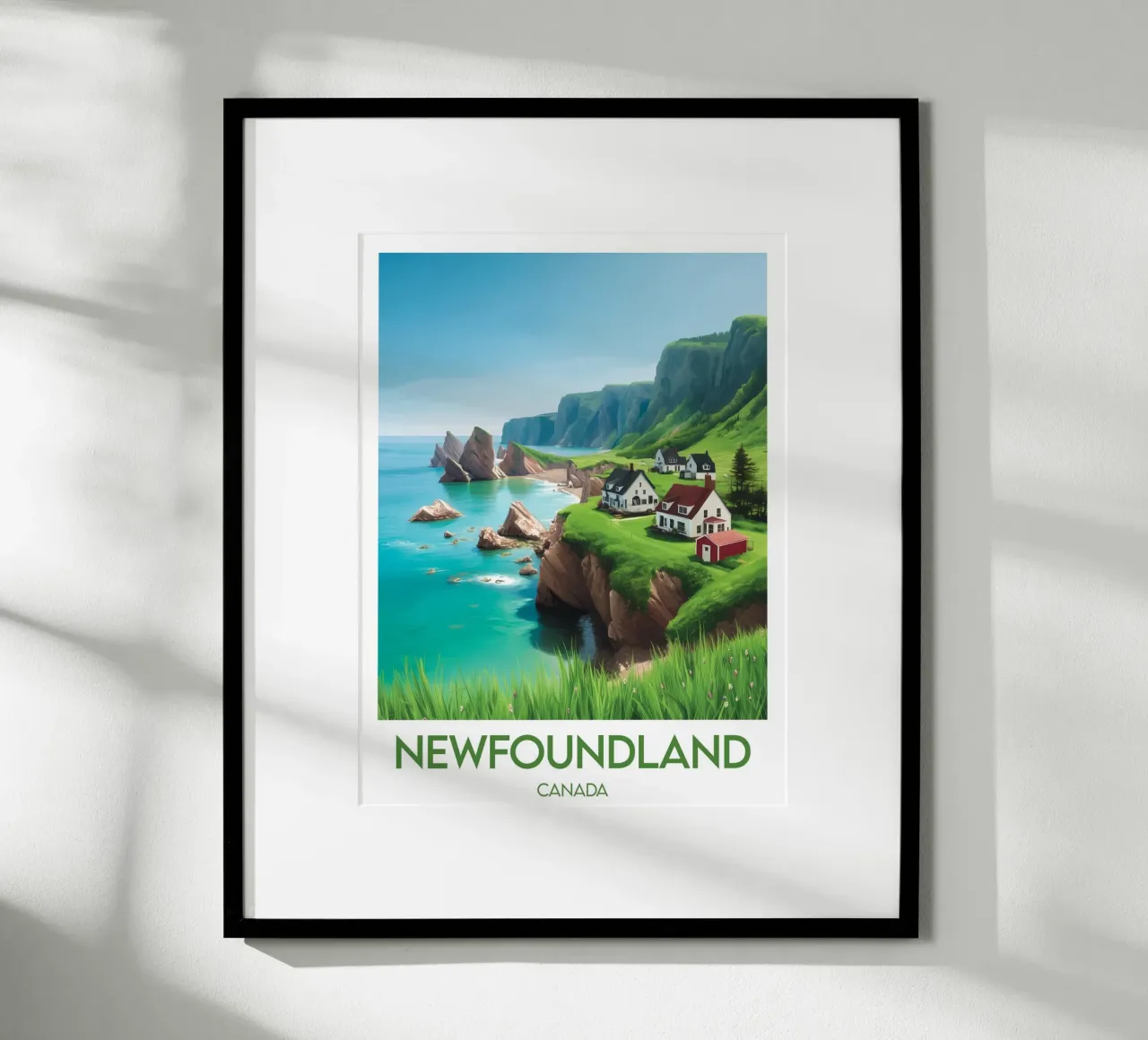 Affiche Terranova poster con telaio in alluminio da Frame the World