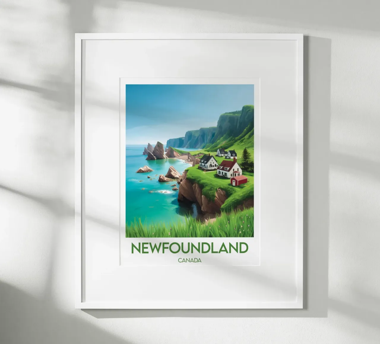 Affiche Terranova poster con telaio in alluminio da Frame the World