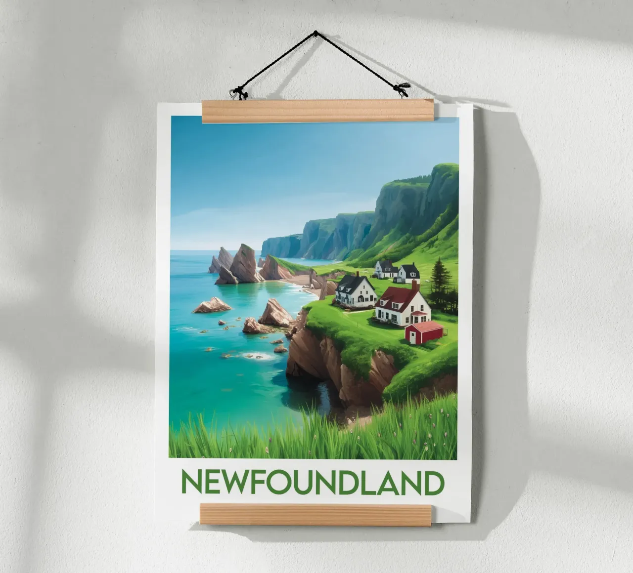 Affiche Terranova poster con telaio in alluminio da Frame the World
