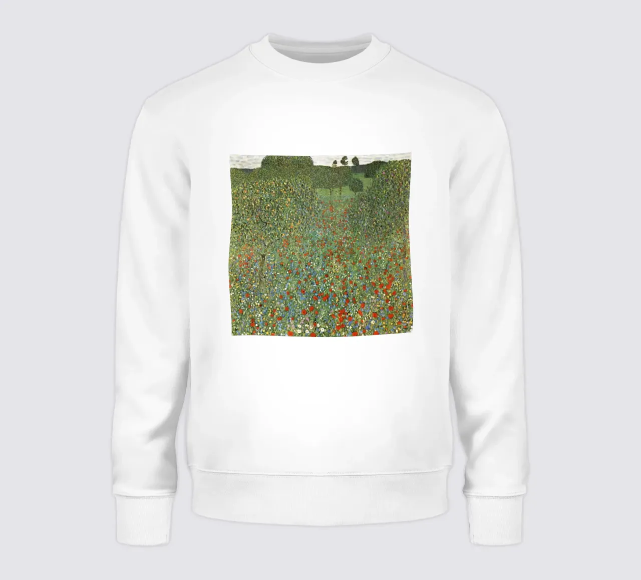 Il campo di papaveri di Gustav Klimt (1907) felpa da Venus Art