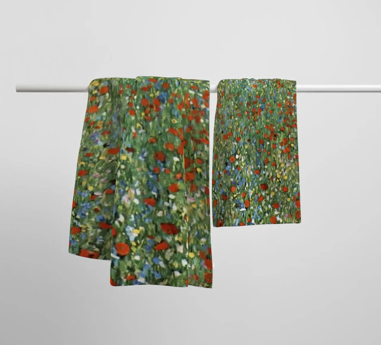 Gustav Klimt’s Poppy Field (Mohnfeld) (1907) Handtuch von Venus Art