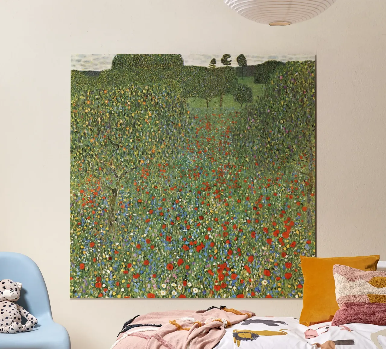 Gustav Klimt’s Poppy Field (Mohnfeld) (1907) Hahnemühle von Venus Art