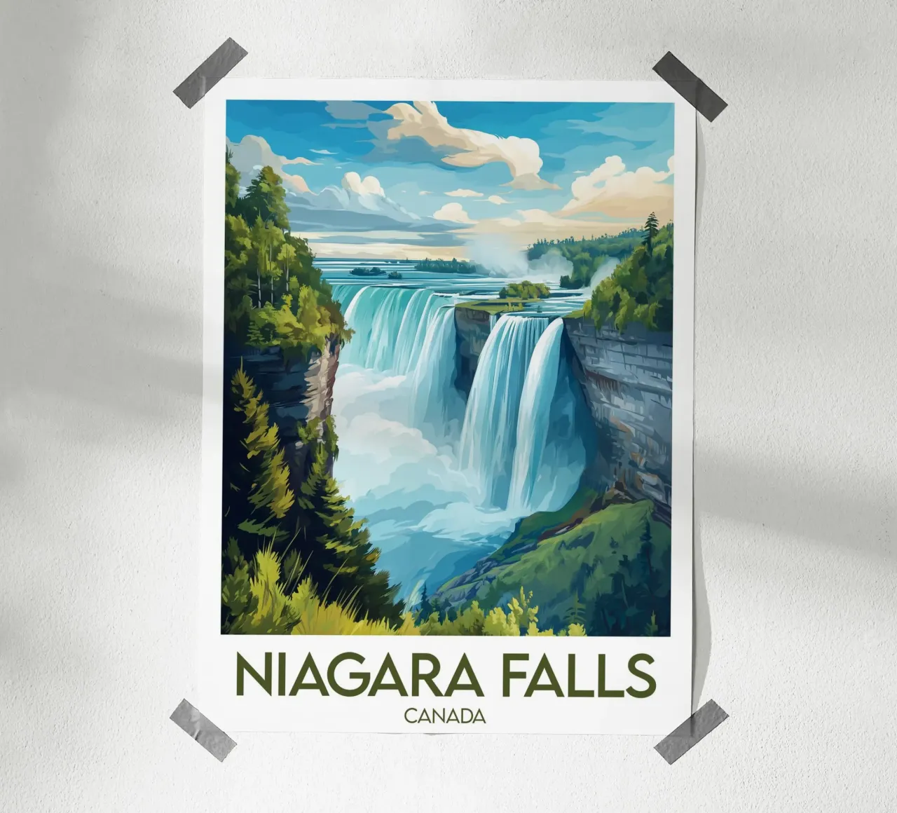 Affiche Niagara Falls poster da Frame the World