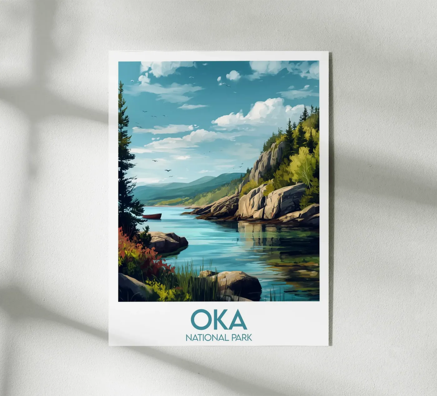 Affiche Oka Canada plexiglass da Frame the World