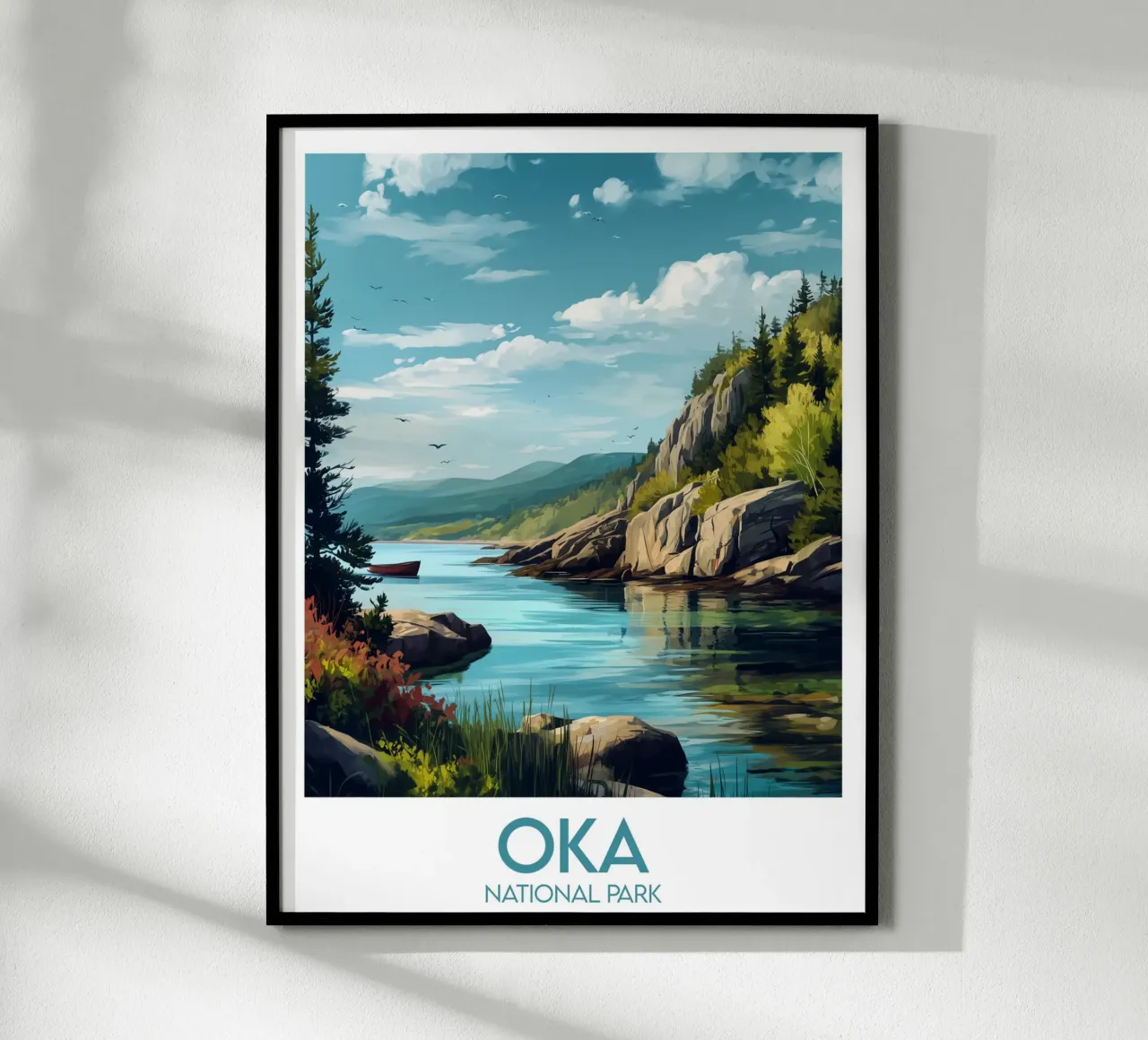 Affiche Oka poster con telaio in plastica da Frame the World