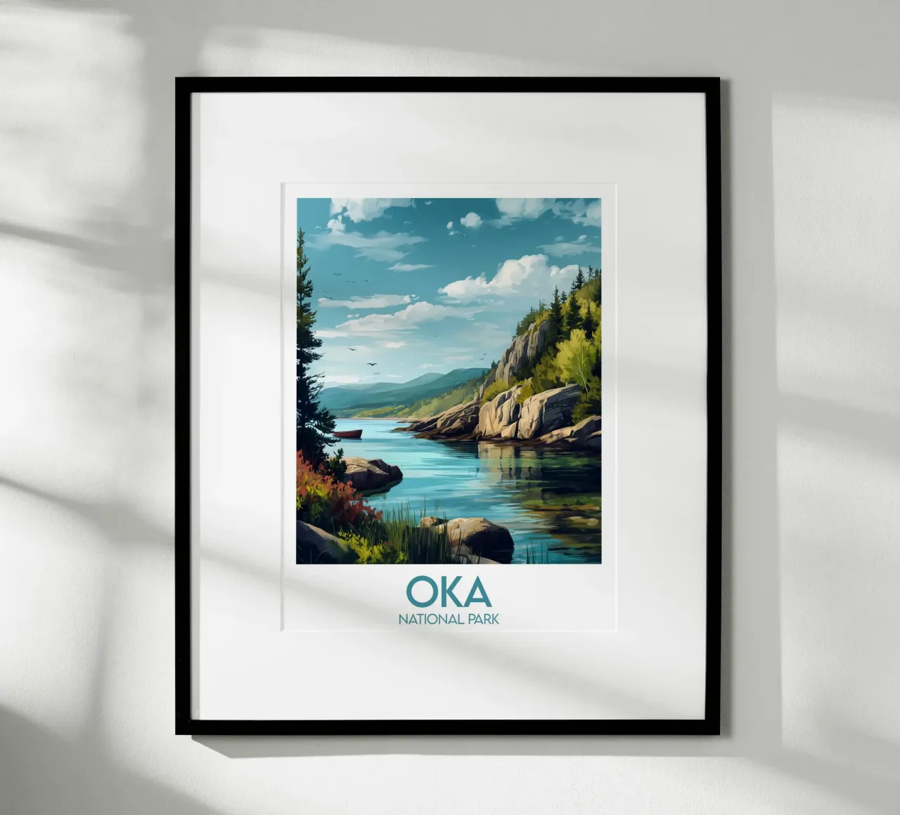 Affiche Oka poster con telaio in plastica da Frame the World