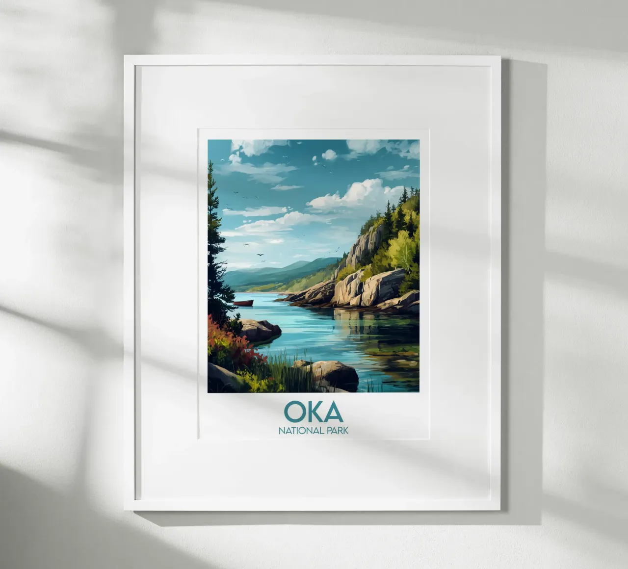 Affiche Oka poster con telaio in plastica da Frame the World