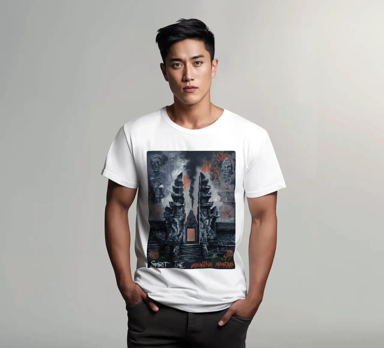 L'ora dello spirito di montagna t-shirt da Muse Fragments