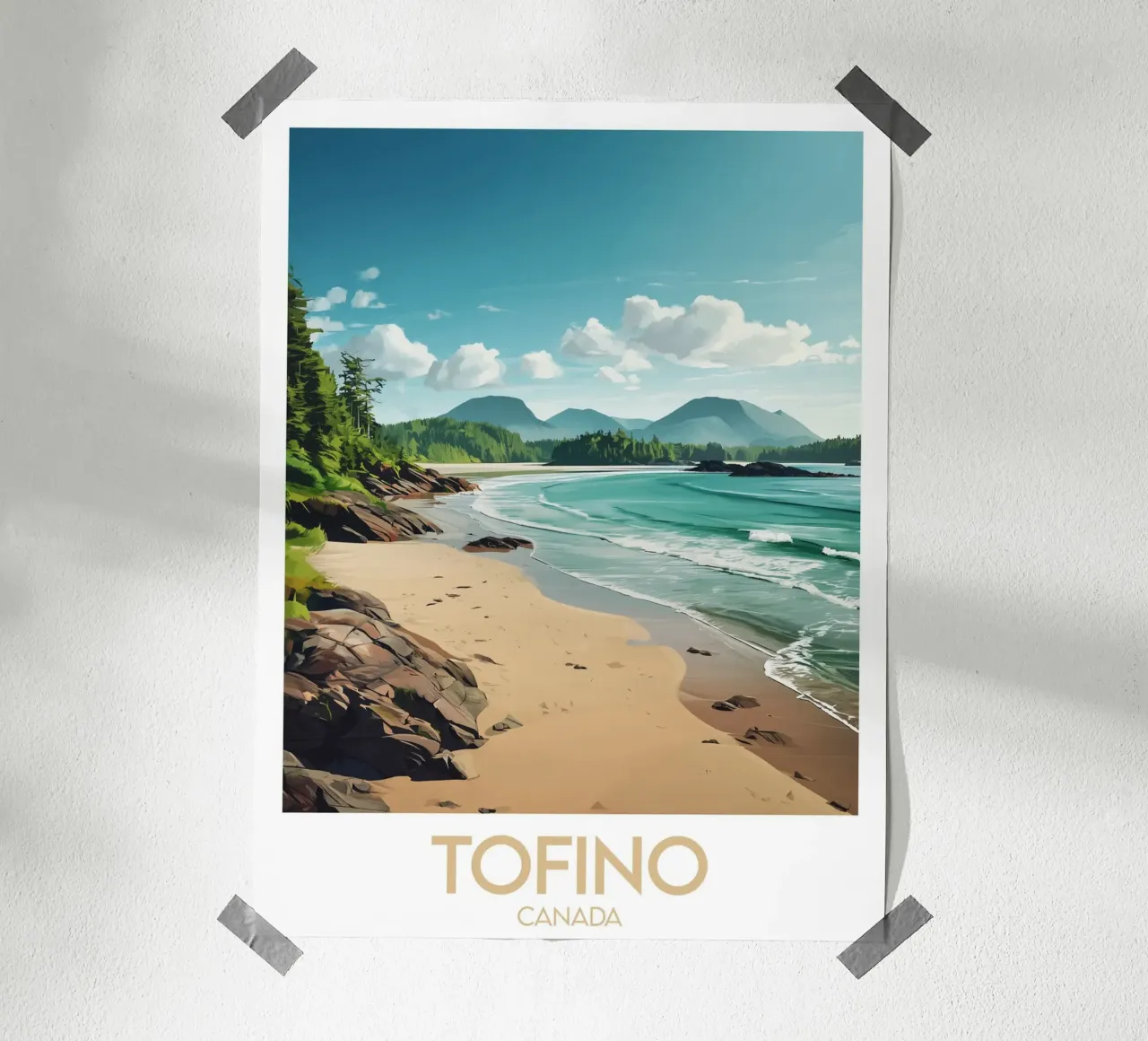Affiche Tofino poster da Frame the World