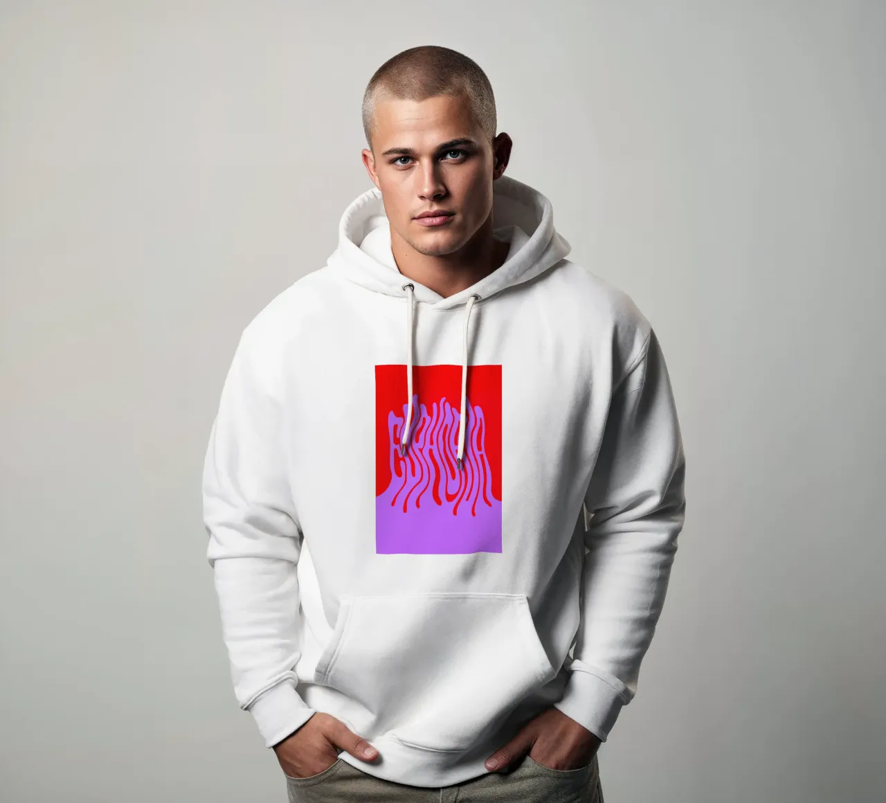 Waves of Euphoria felpa con cappuccio da La Come Di