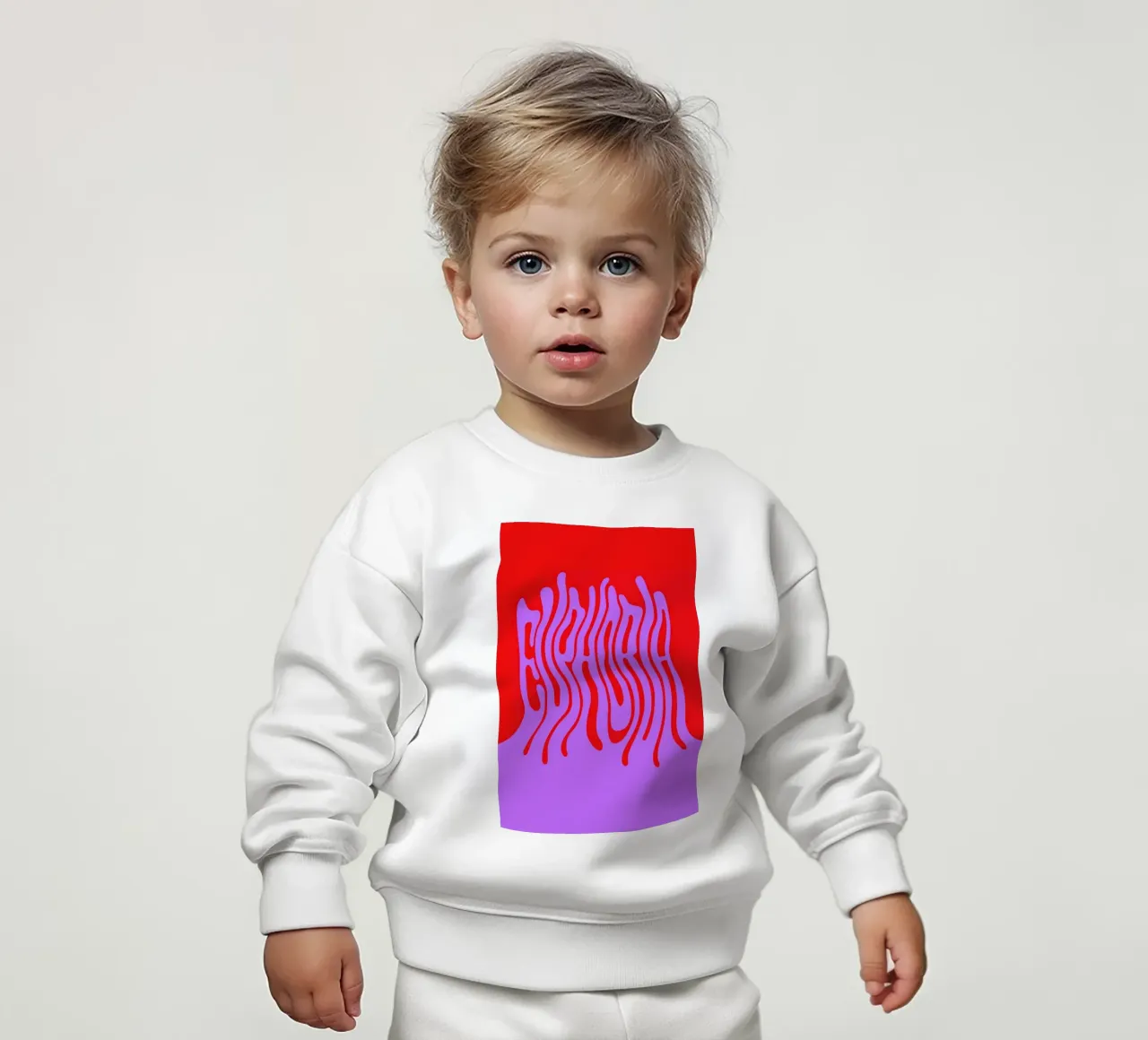 Waves of Euphoria baby sweatshirt van La Come Di