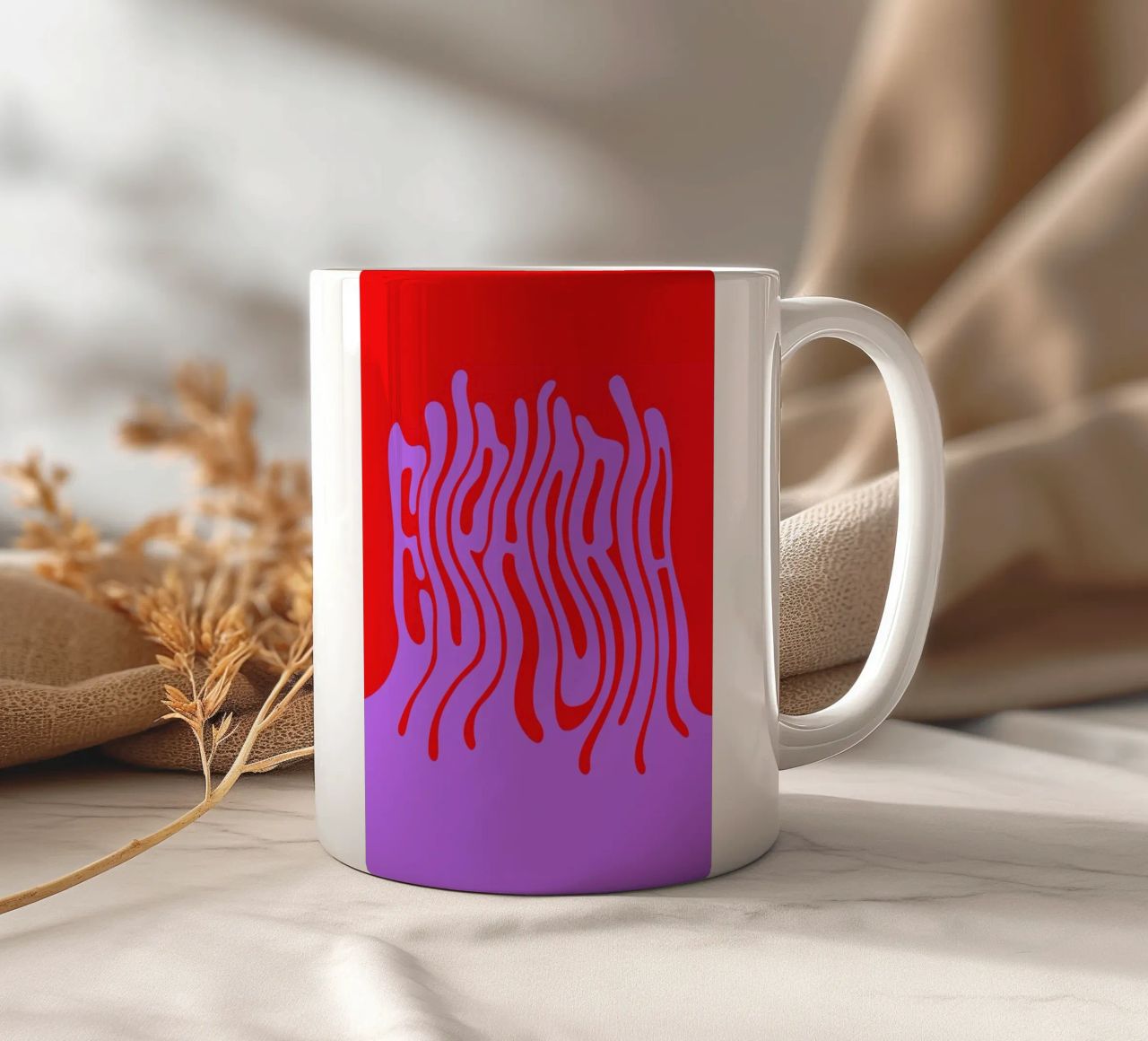 Waves of Euphoria tazza in ceramica da La Come Di