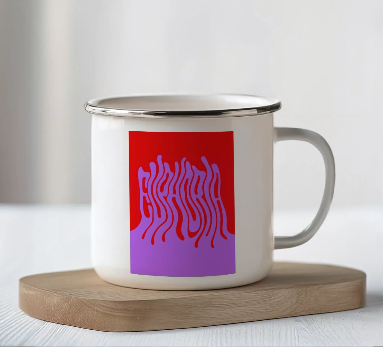 Waves of Euphoria tazza in smalto da La Come Di