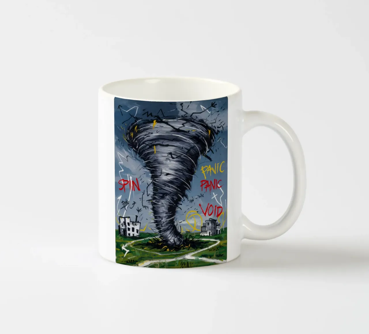 Furia del panico da tornado tazza in ceramica da Muse Fragments