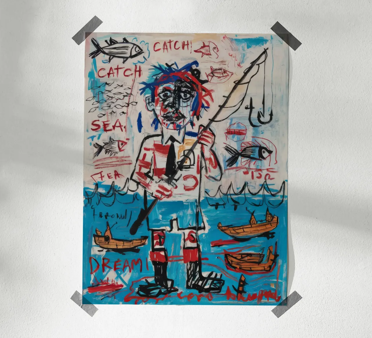 Leggenda della cattura in mare poster da Muse Fragments