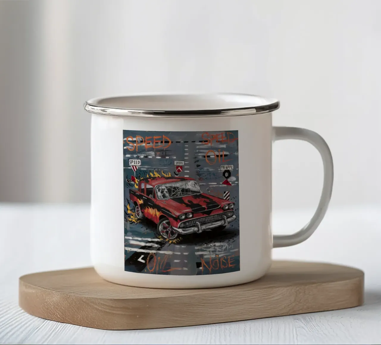 Velocità Rumore Rush tazza in smalto da Muse Fragments