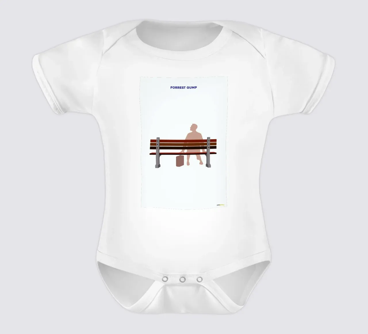 Forrest Gump body neonato maniche corte da Rafa Gomes