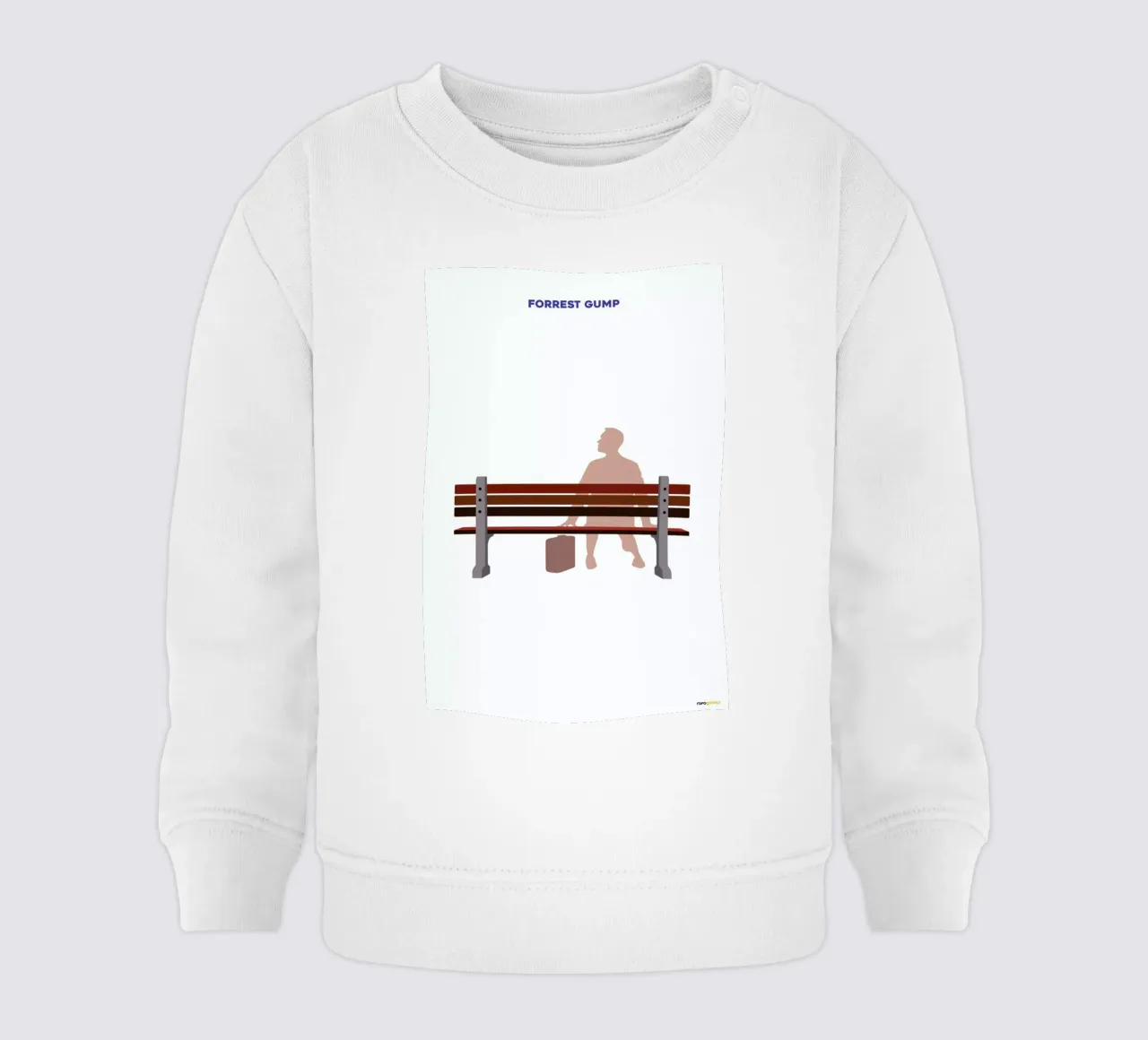 Forrest Gump felpa neonato da Rafa Gomes
