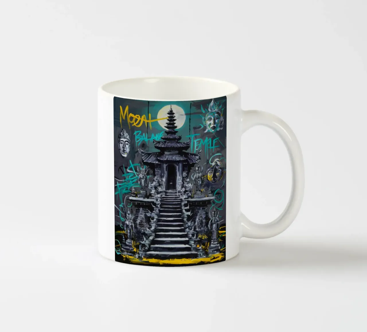 Tempio sacro tazza in ceramica da Muse Fragments
