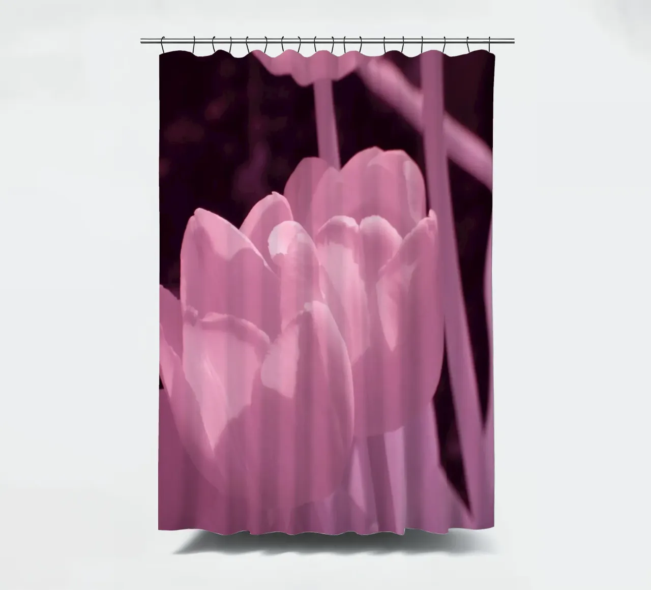 Delicati fiori di tulipano in luce infrarossa tenda da doccia da Alexandra Joseph Fotomomente